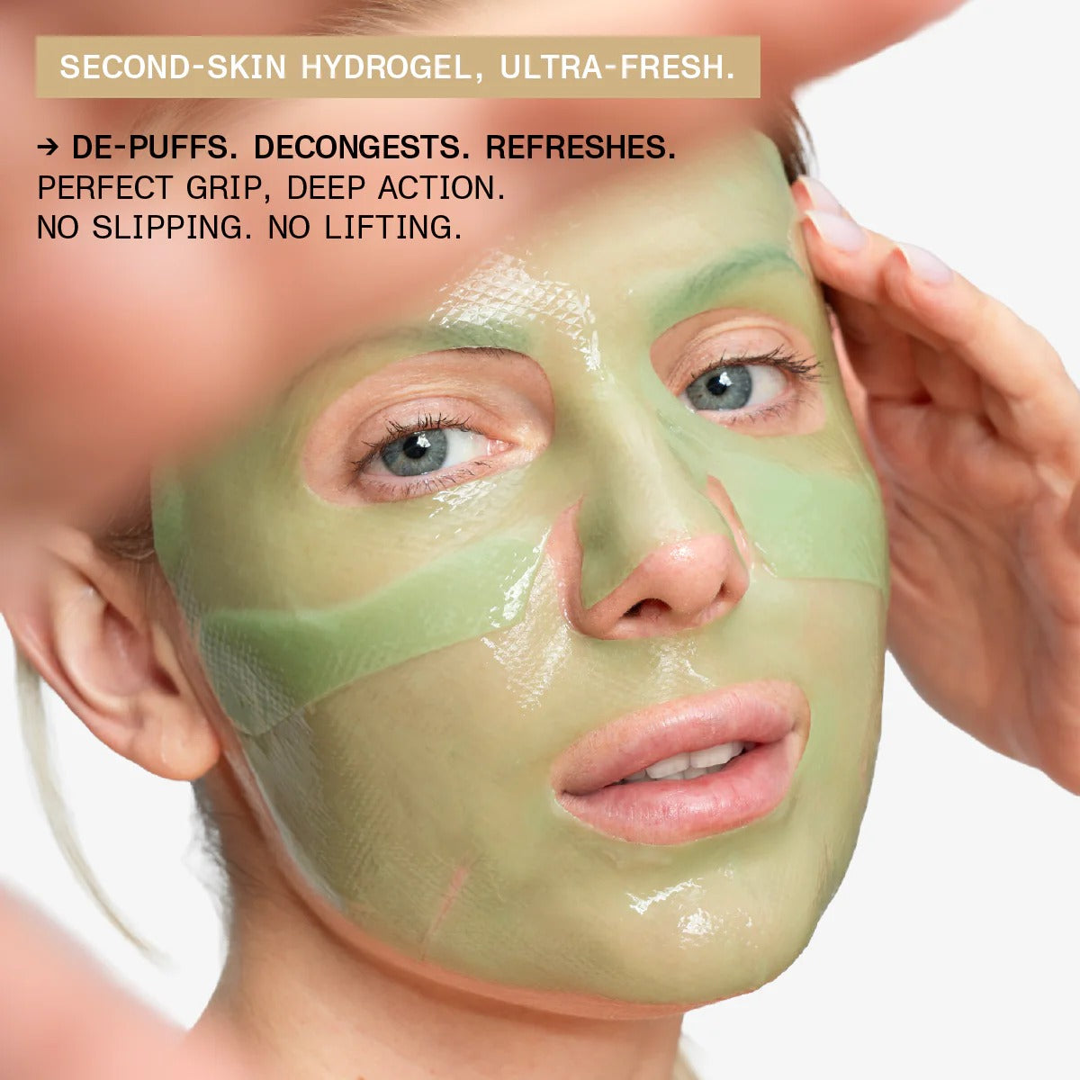 French Formulated depuffing Under-Eye Patches — 98% natural
