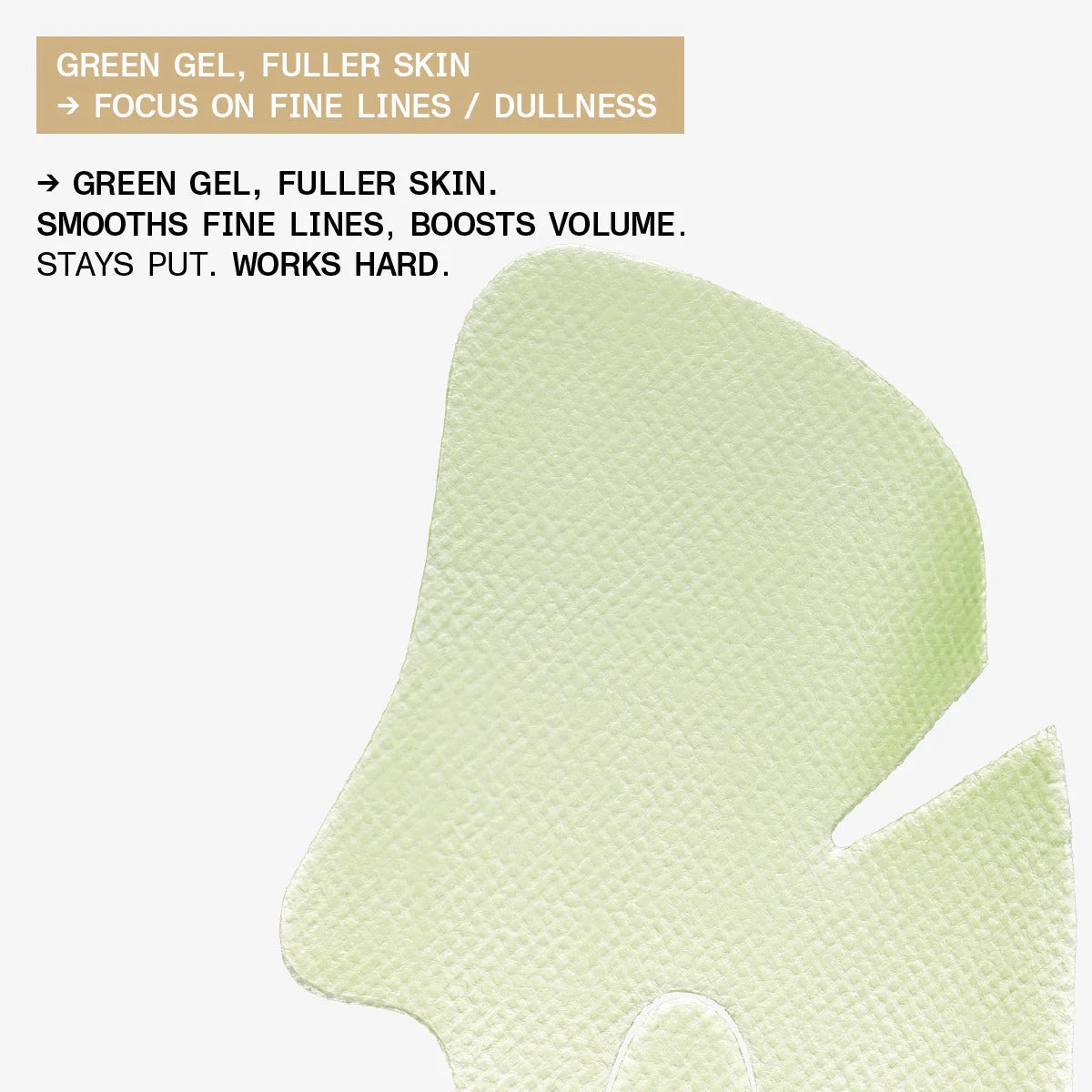 French Formulated depuffing Under-Eye Patches — 98% natural