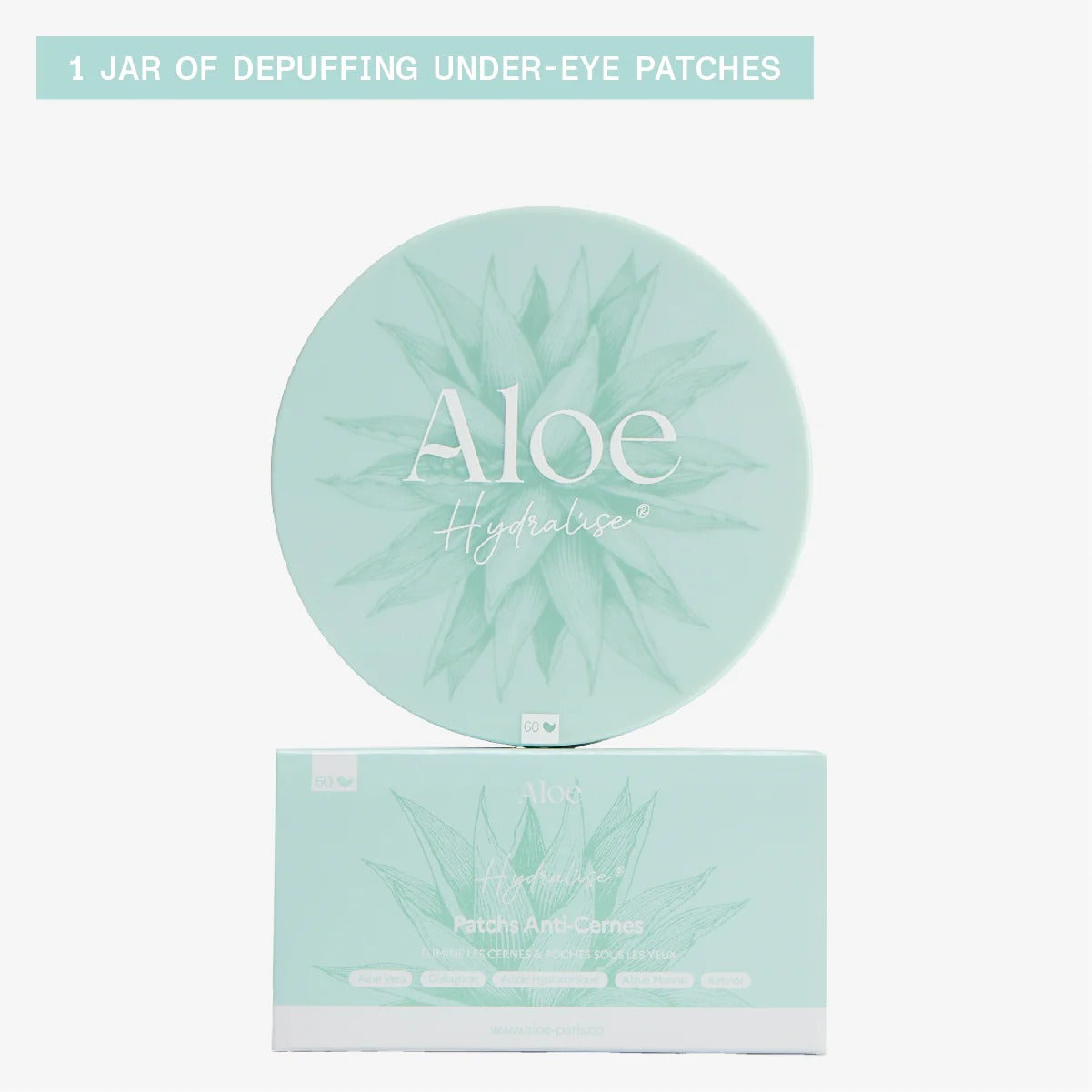 French Formulated depuffing Under-Eye Patches — 98% natural